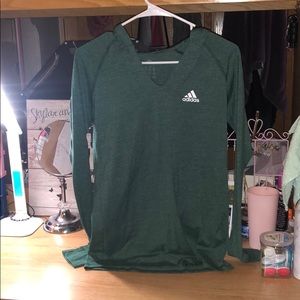 green comfy  hooded pullover